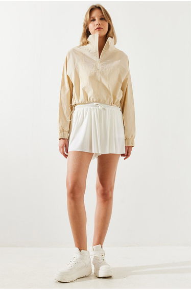 Women's Zipper Detailed Raincoat