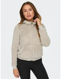 Fluffy Zip-Up Jacket - 1