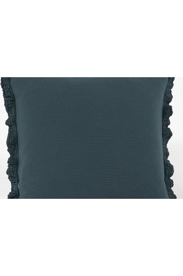 Kumla Plain Ruffle 100% Cotton Muslin Pillowcase