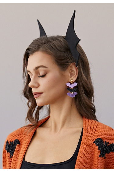 Gothic Style Bat Wing Hair Clips