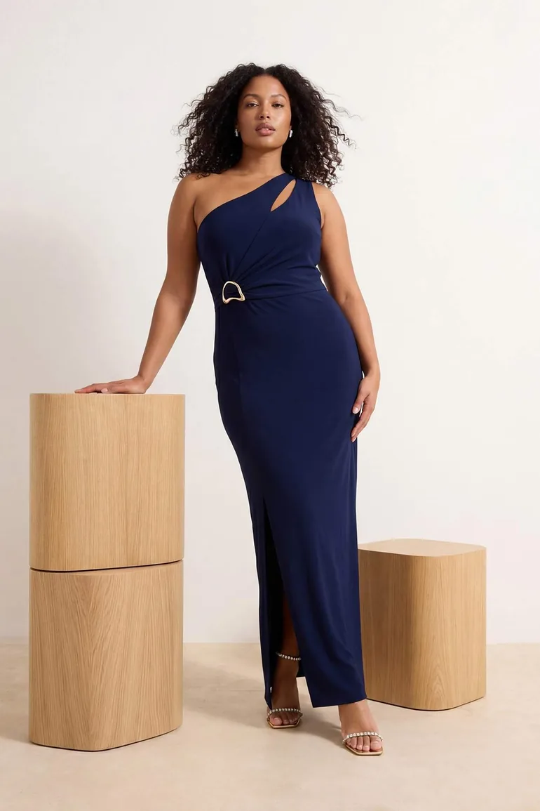navy blue bodycon dress plus size Plus Size Yanira Pinstripe Bodycon Dress- Navy 3X / Navy at Curvy Sense