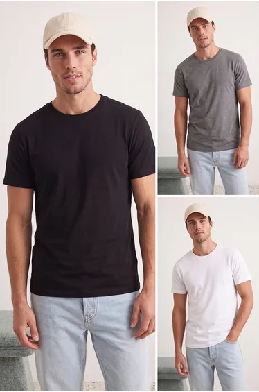 T-Shirt - Multi-color - Slim fit