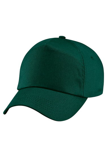 Beechfield Plain Unisex Junior Original 5 Panel Baseball Cap - Bottle