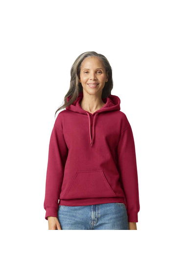 Gildan Midweight Soft Touch Hoodie - Cardinal Red