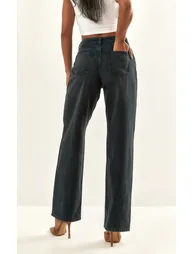 PRETTYLITTLETHING Washed Black Ripped Knee Boyfriend Jeans - 2