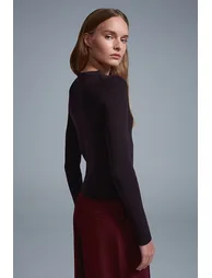 DILVIN Women's Acrylic Wool Blend Sweater - 2