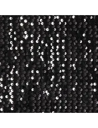 Sequin Shift Dress with Short Sleeves - 5