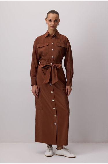 CUPRA SKIRT WITH WIDE POCKET