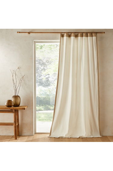Venita Cotton Velvet and Linen Curtain