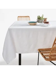 مفرش طاولة بكتان مغسول مسبقا - 1