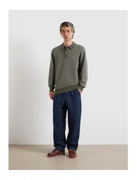 Gateacre Knit Polo Rosemary - 3