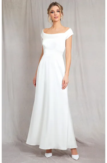 Jasmine Off The Shoulder Gown (Ivory)