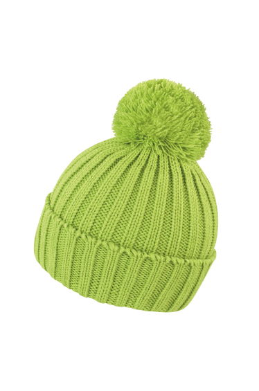 Result Unisex Winter Essentials HDi Quest Knitted Beanie Hat - Lime