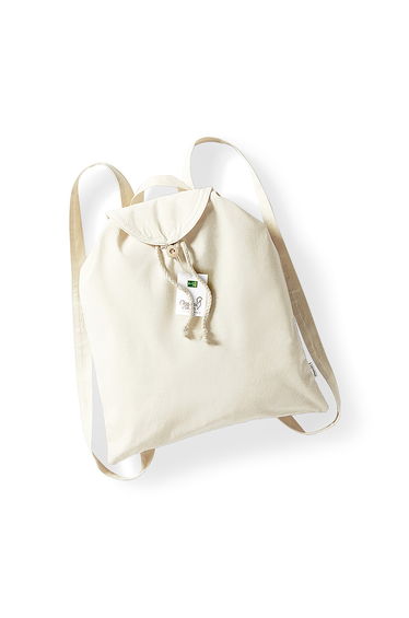 Westford Mill Organic Festival Backpack Bag (8 Litres) (Pack of 2) - Natural