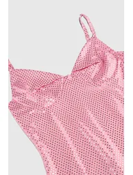 Pippa Rhinestone Spaghetti Mini Dress - 4