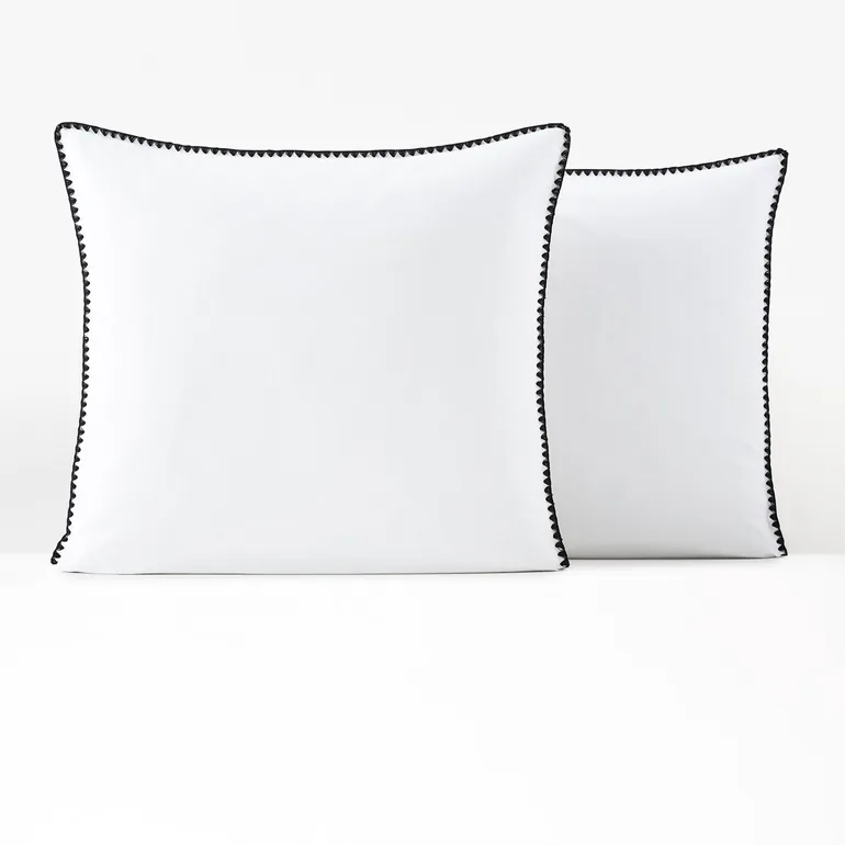 Merida Embroidered Cotton Pillowcase - 1