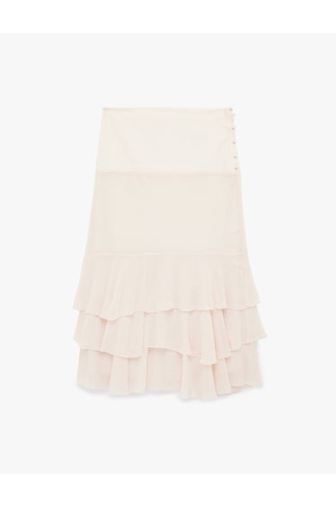 Chiffon Midi Skirt