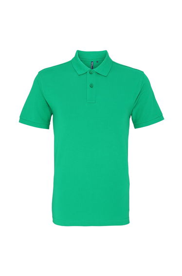 Asquith & Fox Mens Plain Short Sleeve Polo Shirt - Kelly