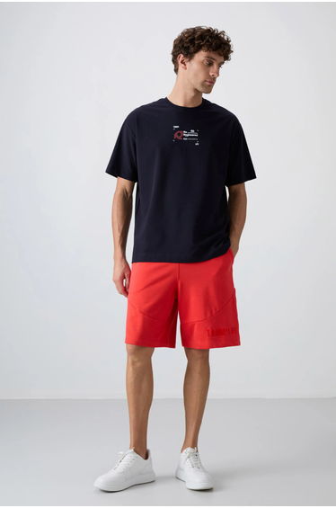 TOMMY Oversized Logo Print Crew Neck T-Shirt