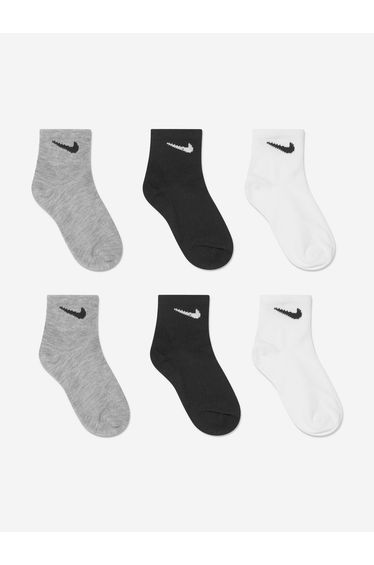 Boys Colourful Pack Socks Set in White