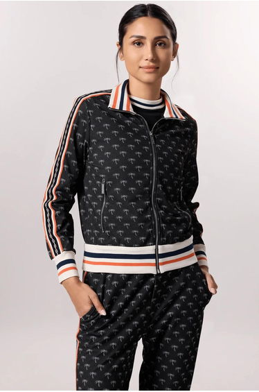 Jacquard Bomber Jacket - SEASONAL PRINT