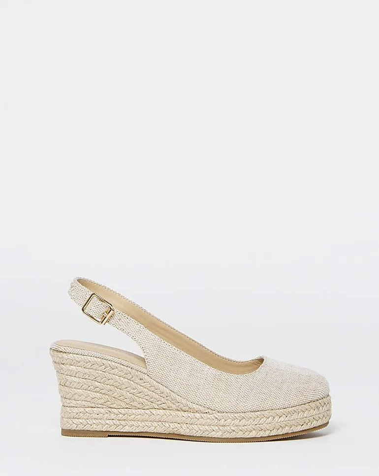 Espadrille Slingback Extra Wide Fit - 3
