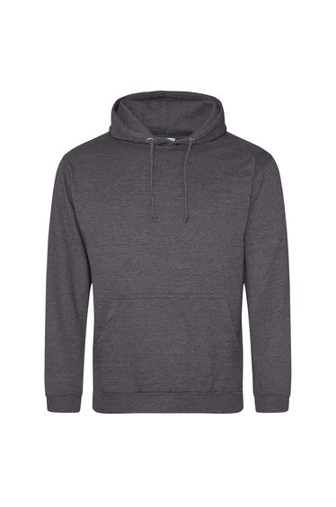Awdis Unisex College Hooded Sweatshirt / Hoodie - Charcoal