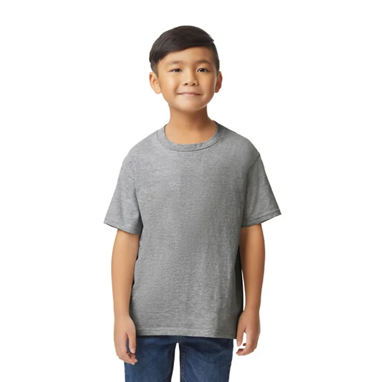 Gildan Childrens/Kids Softstyle Midweight T-Shirt - Sports Grey