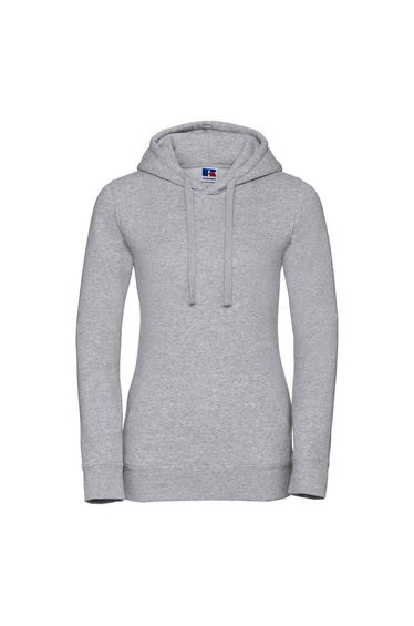 Russell Womens/Ladies Authentic Hoodie - Light Oxford