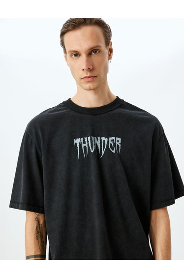 Slogan Printed T-Shirt