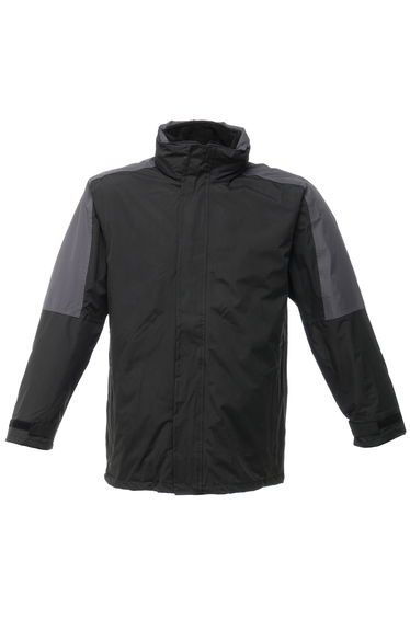 Regatta Mens Defender III 3-In-1 Jacket (Waterproof & Windproof) - Black/Seal Grey