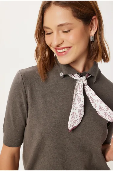 سويتر بياقة بولو