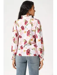 Margaux Floral V-Neck Top - 1