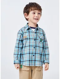 Boys' Checkered Shirt - 1