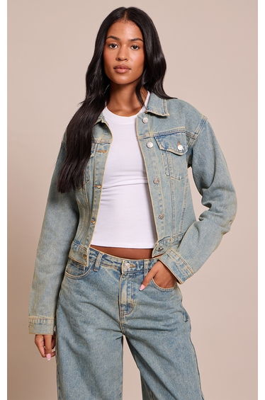 Tall Vintage Slim Fit Denim Jacket