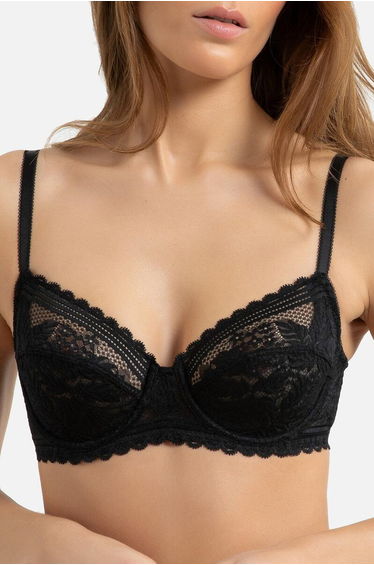 Lace Demi-Cup Bra