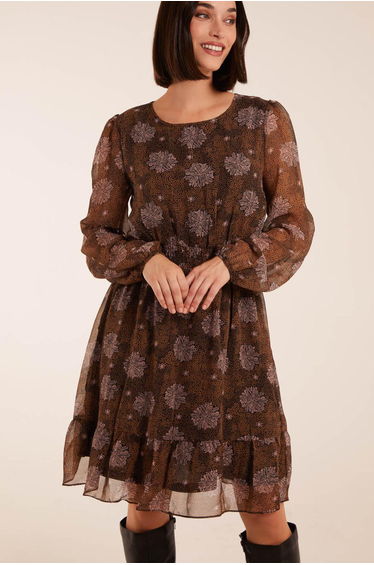 Shirred Mini Dress