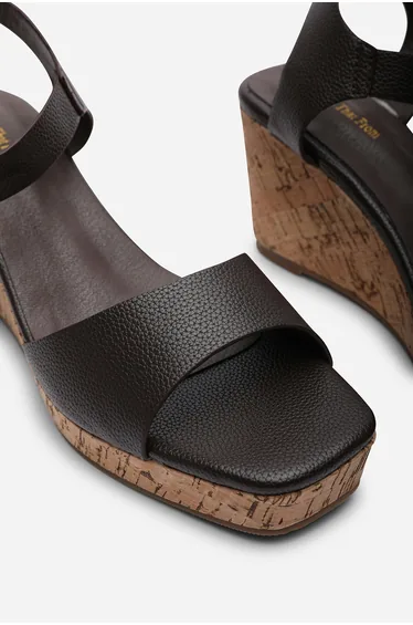 Giselle Cork Platform Wedge