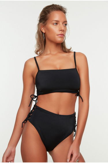 Bikini Bottom - Black - Plain