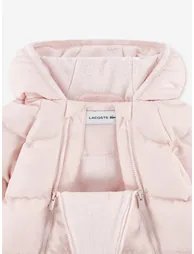 Lacoste Baby Girls Solid Pramsuit in Pink - 2