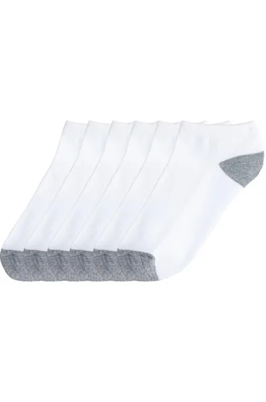 Pack of 6 Pairs of Trainer Socks in Cotton Mix