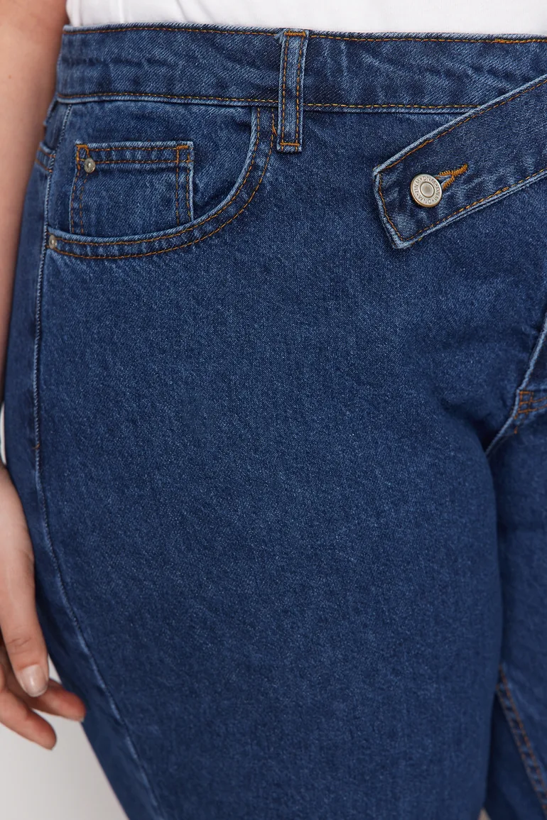 Blue Straight Fit Jeans - 13