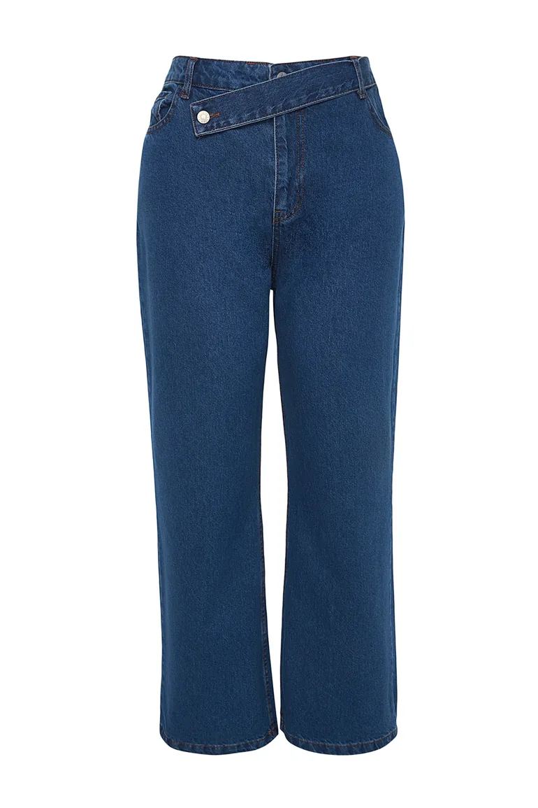 Blue Straight Fit Jeans - 6