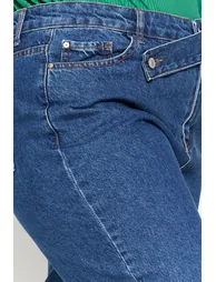 Blue Straight Fit Jeans - 2
