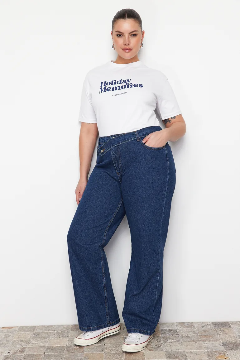 Blue Straight Fit Jeans - 10