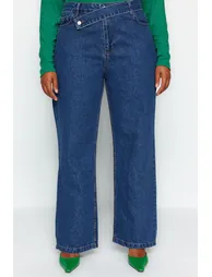 Blue Straight Fit Jeans - 3