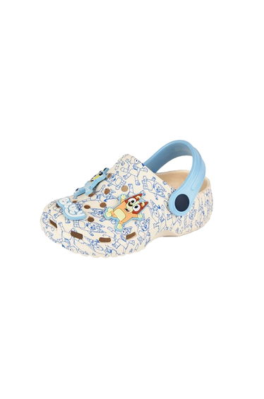 Bluey Boys Badge Clogs - Grey