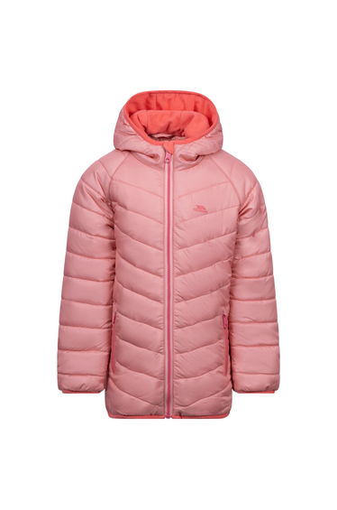 Trespass Childrens/Kids Valard Quilted Jacket - Mid Rose