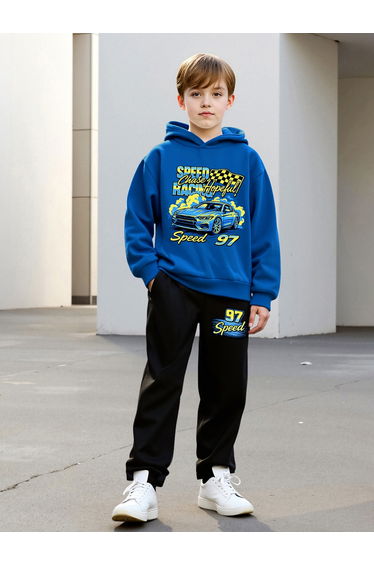Teens Racing Car Hoodie and Joggers Set