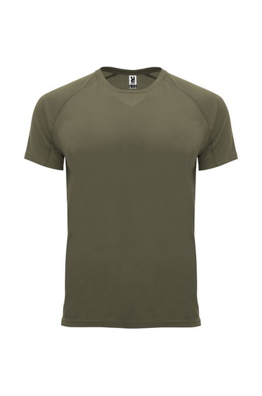 Roly Mens Bahrain Short-Sleeved Sports T-Shirt - Military Green